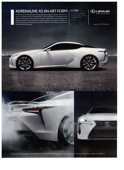 Lexus LC 500 Automobile Advertising Print Ad GQ Magazine March 2020 Car Print Ads, Lexus Lc, Web Ads, Automobile Advertising, Gq Magazine, Car Magazine, Car Advertising, Ad Design, Car Ads