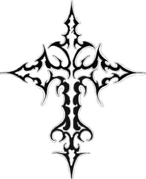 Cross Skull Tattoo, Gothic Crucifix Drawing, Cross Y2k Drawing, Cool Cross Designs, Cybersigilism Cross Tattoo, Cross Stencil Tattoo, Gothic Cross Drawing, Cybersigilism Cross, Chrome Hearts Cross Tattoo