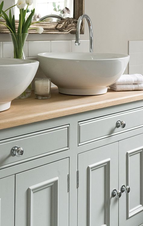 Chichester Countertop Washstand #neptune Country Bathroom Sink, European Bathroom Ideas, Neptune Bathroom, Country Bathroom Ideas, Modern Country Bathroom, Bathroom Sink Ideas, Neptune Home, Classical Bathroom, Cosy Bathroom