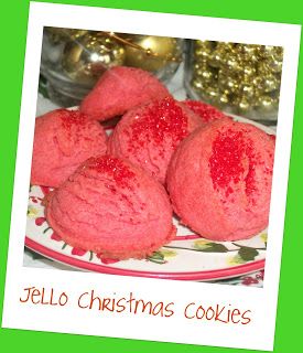 FoodThoughtsOfaChefWannabe: Jello Christmas Cookies, A Blast From My Past Cherry Jello Recipes, Jello Cookies Recipe, Jello Cookies, Jello Flavors, Tasty Cookies, Cherry Cookies, Jello Recipes, Cookies Christmas, Christmas Sugar Cookies