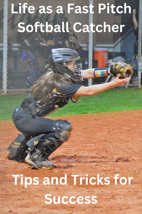 Playing the position of a fast pitch softball catcher is not an easy task. It requires a great deal of dedication, hard work, and a unique set of skills. Catching Tips Softball Catcher, Softball Workouts For Catchers, Catcher Drills, Softball Catcher Drills, Coaching Softball, Softball Tips, Travel Softball, Fast Pitch Softball, Softball Workouts