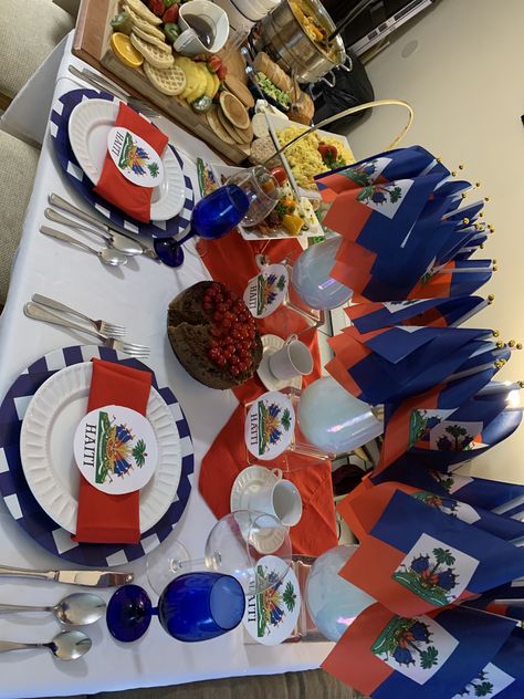 Haitian Independence Day, Haitian Flag Day, Haiti History, Haitian Flag, Haitian Food, Independence Day Decor, Haitian Art, Haitian Food Recipes, Afro Latina