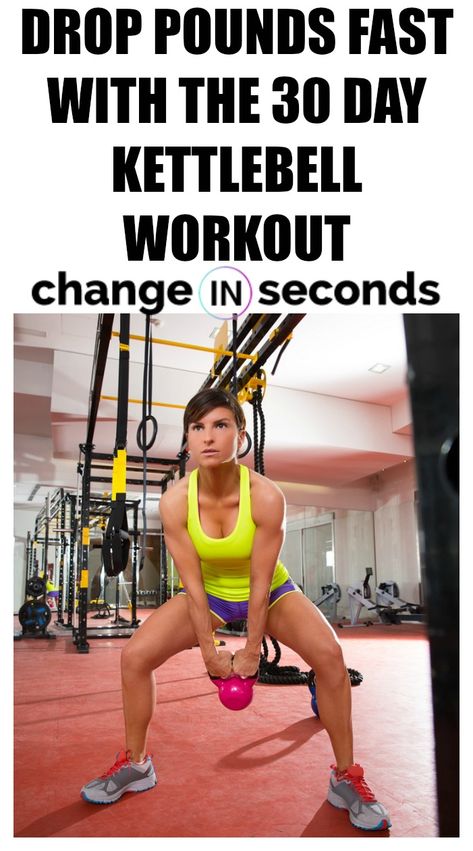 Fitness Before After, Kettlebell Challenge, Smaller Portions, Kettle Bell, Fitness Home, Kettlebell Swings, Fiber Rich, Workout Plans, Kettlebell Workout