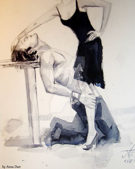 Rock me, babe... by painter Anna Dart. by AnnaDart.deviantart.com on @DeviantArt Knees Drawing, On His Knees, Spanish Artists, Art Website, Interesting Articles, Art Moderne, Dart, Amazing Art, Art Photography