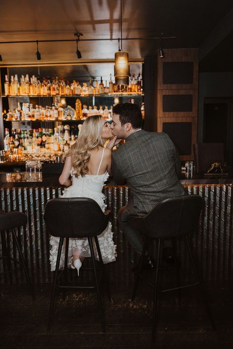 Cocktail Bars in DC for Speakeasy-Themed Engagement Session Photos | Shelly Pate Photography Engagement Pictures Theme, Whiskey Couple Photoshoot, Martini Engagement Photos, Great Gatsby Engagement Photoshoot, Taco Engagement Pictures, Engagement Pictures In A Bar, Speakeasy Wedding Photos, Bar Themed Engagement Photos, Bar Scene Photography