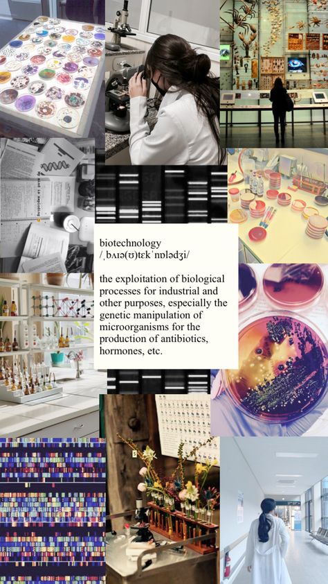 #biotechnology Microbiologist Aesthetic, Biotech Aesthetic, Stem Motivation, College Affirmations, Biotechnology Aesthetic, Science Organization, Environmental Science Major, August Planner, Lab Aesthetic