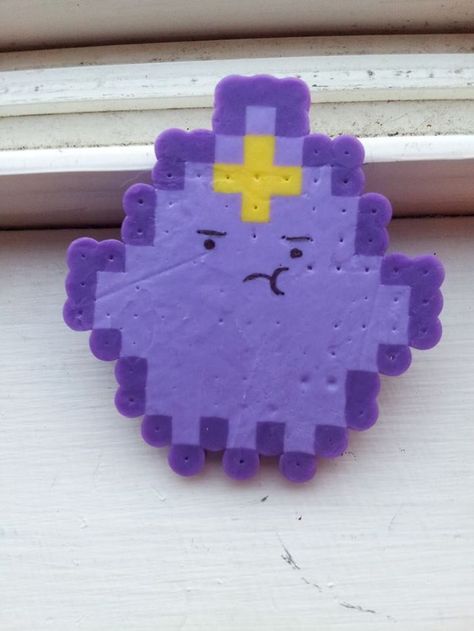 Perler Designs, Lumpy Space, Lumpy Space Princess, Space Princess, Adventure Time Finn, Kandi Patterns, Princess Bubblegum, Cartoon Network Adventure Time, Adventure Time Art