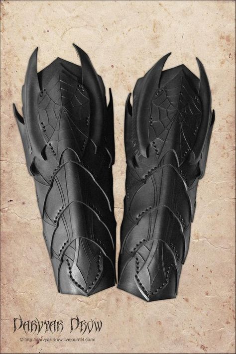 Leather Greaves, Fantasy Craft, Costume Armour, Armor Clothing, Leather Bracers, Larp Armor, Leather Making, Cosplay Armor, Leather Armor