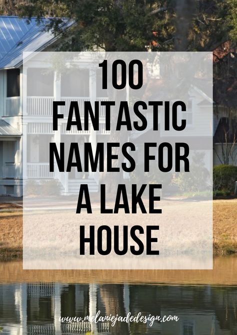 Choosing names for your lake house is more than just a casual task - it's about encapsulating the spirit of the home, its surrounding nature, and the unique charm that a lakeside property holds. Fall Lake House Decor, Lake House Cabin Exterior, Guest Bedroom Lake House, Amazing Lake Houses, Cute Lake House Decor, Lake House Curb Appeal, Cabin Lake House Lakeside Cottage, Lake House Ideas Decor, Lakeside Interior Design