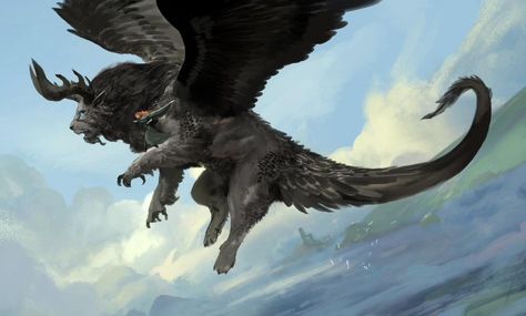 Crow Fantasy Art, Giant Crow Fantasy Art, Crow Monster Art, Bird Monster Concept Art, Giant Hawk Fantasy Art, Mythical Creatures Fantasy, Beast Creature, Fantasy Beasts, Monster Concept Art