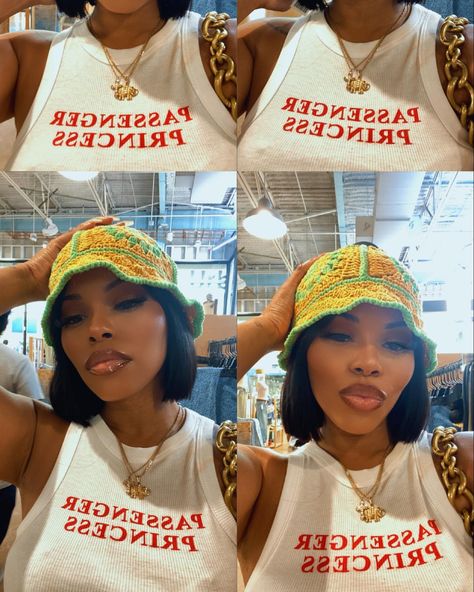 They don’t make ‘em like you anymore 💘 #baethread | Instagram Hairstyle Short, Hairstyle Idea, Fasion Outfits, Bob Hair, Short Hairstyle, Baddie Makeup, Bob Haircut, Selfie Ideas, Outfits With Hats