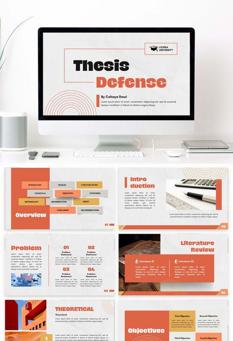 Thesis Powerpoint Template, Thesis Defense Presentation Template, Thesis Presentation Powerpoint, Red Powerpoint Template, Thesis Presentation, Aesthetic Powerpoint, Ppt Ideas, Thesis Defense, Powerpoint Ideas