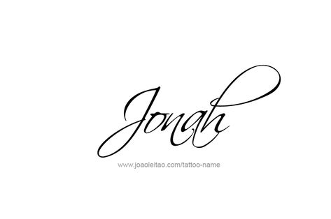 Jonah font 1 Jonah Name, Jonah Tattoo, Jonah Bible, Best Tattoo Fonts, Bible Tattoos, Filipino Tattoos, Number Tattoos, Tattoo Name, Name Tattoo Designs