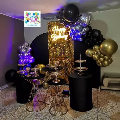 Elegant Theme Party Ideas, Beer Birthday Party, Glow In Dark Party, Vintage Birthday Parties, 50th Birthday Decorations, Baby Shower Theme Decorations, 21st Birthday Decorations, Flipagram Instagram, Prom Decor