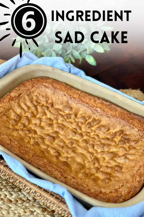 This Sad Cake is an old fashioned cake recipe that uses self-rising flour to make a sunken cake. Easy to make with 6 pantry ingredients. Old Fashioned Cake, Cake Sheet, Recipes Using Cake Mix, Banana Dessert Recipes, Delish Desserts, Ashley Johnson, Decadent Chocolate Cake, Sheet Cake Recipes, Banana Dessert