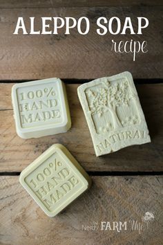 Aleppo Soap is an ancient soap recipe that features laurel berry fruit oil and can be useful for those with skin conditions such as eczema, psoriasis, acne & rashes. Nerdy Farm Wife, Aleppo Soap, Savon Diy, Cold Process Soap Recipes, Soap Making Recipes, Farm Wife, Homemade Bath, Soap Recipe, Natural Soaps