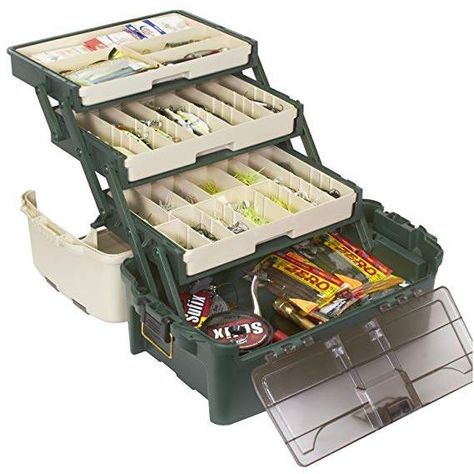 Plano 3113305 PLANO Tackle Systems Hybrid Hip 3 Tray Box, White/Green Tackle Storage, Fishing Tackle Storage, Fishing Box, Fishing Tackle Box, Salmon Fishing, Tackle Box, Storage Area, Best Fishing, Box Dimensions