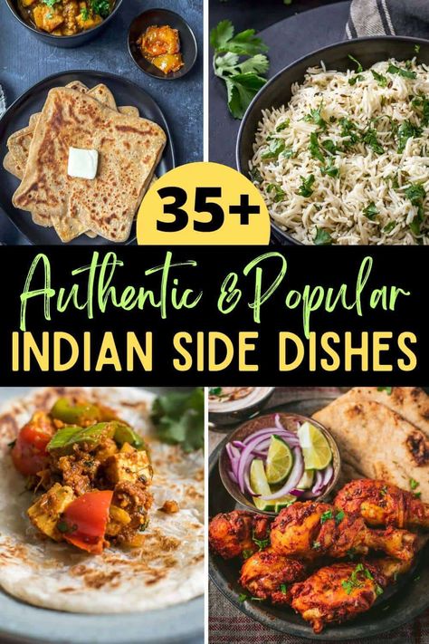 If you love Indian cuisine, here are a few easy-to-make Indian side dishes to get you started. Stop doing takeouts and make your favorite restaurant-style side dish at home. Saag Paneer Recipe, Bhindi Masala Recipe, Masala Khichdi, Masala Aloo, Garlic Naan Recipe, Vegetable Masala, Recipes Side Dishes, Paneer Makhani, Saag Paneer