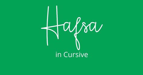 Hafsa stylish signature ideas in cool handwriting and cursive style ✍ Hafsa Name, Name Signature, Signature Ideas, Nice Handwriting, In Cursive, Signature Design, Signature Logo, Handwriting, Autograph