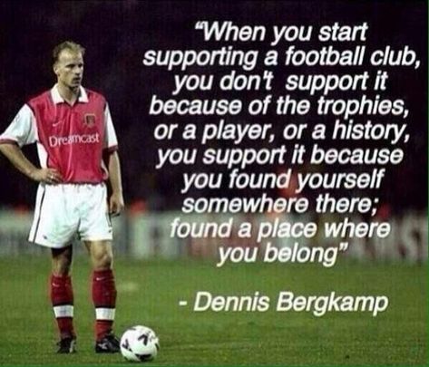 Dennis Bergkamp Arsenal Quotes, Football Arsenal, Dennis Bergkamp, Afc Ajax, Arsenal Football Club, Wolverhampton Wanderers, Arsenal Football, Football Is Life, Football Quotes