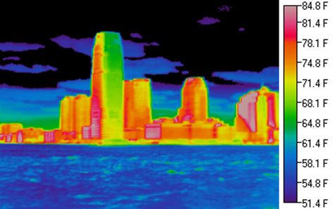 Summertime in the city. Ugh, New York City, you sweaty mess. Urban Heat Island, Thermal Imaging Camera, Heat Map, Clean Technology, Thermal Imaging, Day Trading, Green Roof, Urban Area, Business Insider