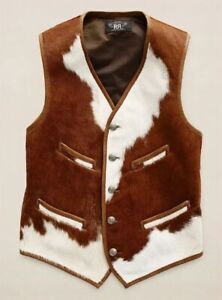 Zawaie Store | eBay Stores Cowboy Vest, Elegant Vest, Western Vest, Mens Fashion Rugged, Men's Leather Jacket, Vintage Vest, Vest Coat, Cow Hide, Vest Fashion