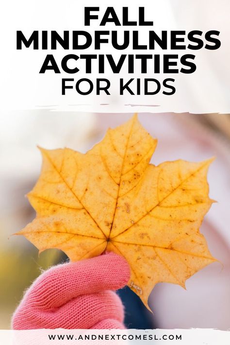 Looking for some mindfulness activities to try with the kids this autumn? You'll love this great list of fall mindfulness activities, including deep breathing exercises, fall yoga for kids, gratitude crafts, and fall themed guided meditations. #mindfulness #mindfulnessactivities #mindfulnessforkids Gratitude Crafts, Mindfulness Activities For Kids, Meditation Kids, Teaching Emotions, Emotions Cards, Emotions Activities, Gratitude Activities, Social Emotional Activities, Practice Mindfulness