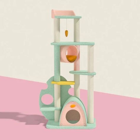 Cat Climbing Tree, Modern Cat Furniture, Cat Climbing Frame, Modern Cat Tree, Cat Towers, Cat Lounge, Cat Trees, Climbing Frame, Cat Condo