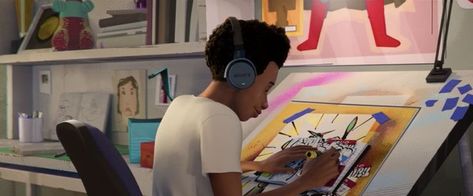 Spiderman Into The Spiderverse Stills, Into The Spider Verse Screencaps, Spider Verse Twitter Header, Into The Spiderverse Screenshots, Into The Spiderverse Stills, Across The Spider Verse Widget, Spider Verse Stills, Spiderverse Layout, Spider Verse Wallpaper Desktop