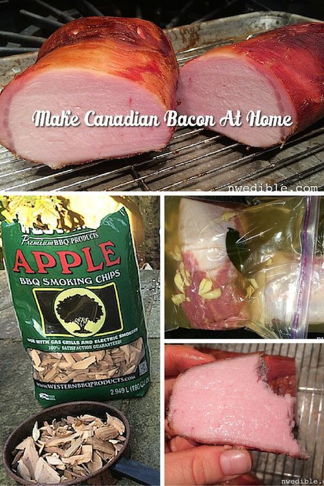 How To Make Canadian Bacon At Home Brisket In Air Fryer, Reheat Brisket, Brisket In Oven, Canadian Bacon Recipes, Smoked Bacon Recipes, Cured Meat Recipes, Homemade Sausage Recipes, Pellet Grill Recipes, Smoked Meat Recipes