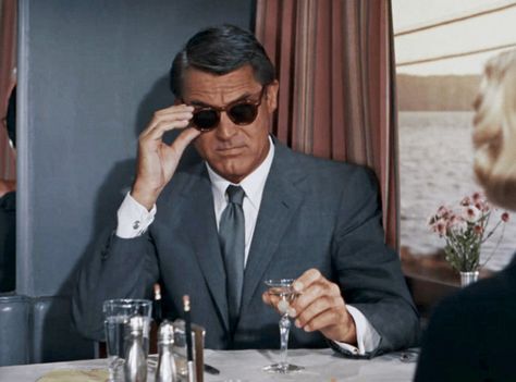 Gary Grant, North By Northwest, Best Sunglasses, Eva Marie, Old Hollywood Stars, Cary Grant, Instagram C, Heart Face Shape, Alfred Hitchcock