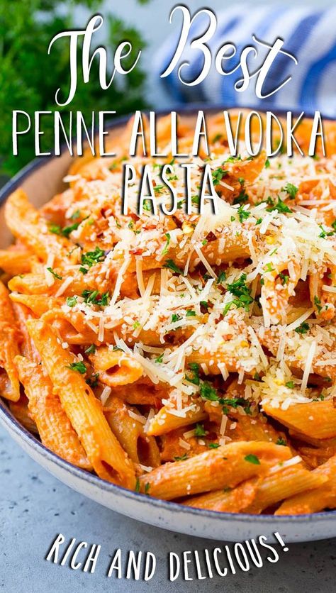 Pasta Dishes Vodka Sauce, Noodles With Vodka Sauce, Rigatoni Vodka Pasta Recipes, Pasta A La Vodka Chicken, Kielbasa Pasta Vodka Sauce, Recipes Using Vodka Pasta Sauce, Pioneer Woman Vodka Sauce, Penne Ala Vodka With Chicken, Pasta Ala Vodka Recipes