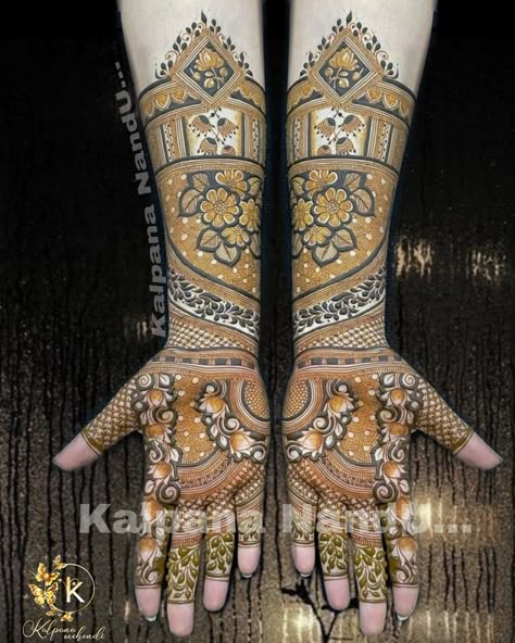 Gujrati Mehndi Designs, Traditional Mehandi, Mehndi Designs Full, Designer Mehendi, Indian Mehendi, Traditional Mehndi Designs, Floral Mehndi, Hand Mehendi, Front Mehndi Design