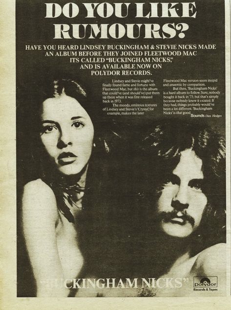 rumours | acs Buckingham Nicks, Lindsey Buckingham, Stevie Nicks Fleetwood Mac, Musica Rock, I'm With The Band, Art Collage Wall, Band Posters, Fleetwood Mac, Stevie Nicks