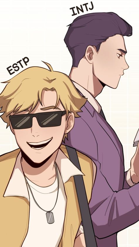 Webtoon: "absolutely incorrect MBTI", artist: @prollycarmen  -  You can find the other parts on my bord "mbti comics' Estp Personality Fanart, Estp Mbti Fanart, Incorrect Mbti, Mbti Comics, Mbti Family, Estp Mbti, Explorers Mbti, Personalidad Infj, Mbti Fanart