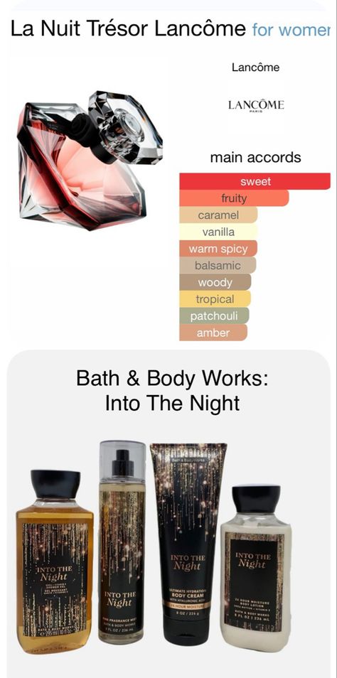 Perfume Layering With Bath And Body Works, Winter Parfum For Women, Bath And Body Works And Perfume Layering, Into The Night Perfume Combo, Winter Fragrance For Women, Bath And Body Works Layering Combos, Bath And Body Works Layering, Into The Night Bath And Body Works, Into The Night Perfume