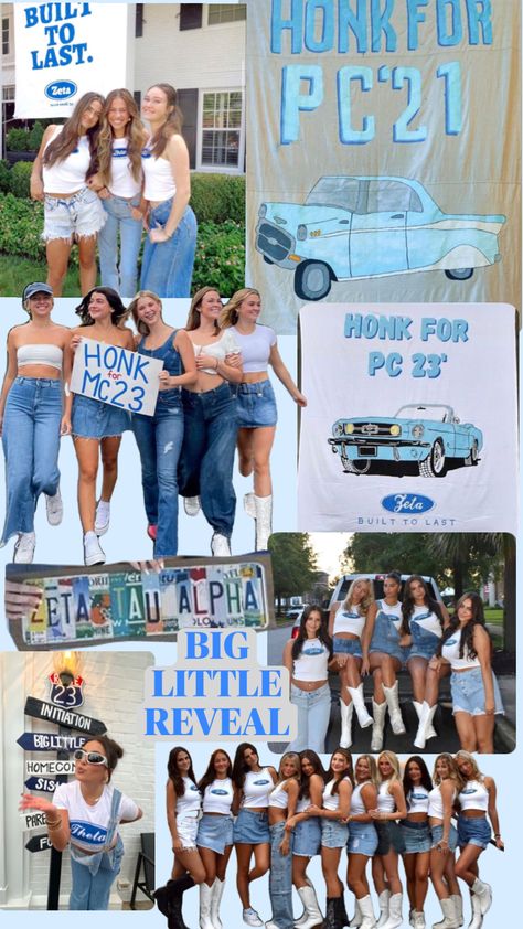 Sorority Big/Little Reveal!! Ford - Built to Last. Built Ford Tough. #ford #fordtrucks #fordsorority #biglittle #biglittlereveal #biglittleinspo #builttolast #denim #denimaesthetic Sorority Big Little Reveal, Denim Aesthetic, Recruitment Themes, Bid Day Shirts, Sorority Bid Day, Bid Day Themes, Built Ford Tough, Sorority Big Little, Big Little Reveal