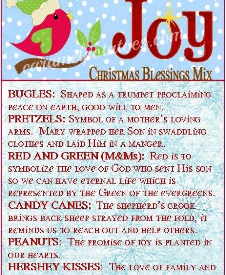 Thanksgiving Blessings, Christmas Program, Christmas Poems, Christmas Blessings, Christmas Snacks, Christmas Goodies, Printable Tags, Christmas Activities, Homemade Christmas