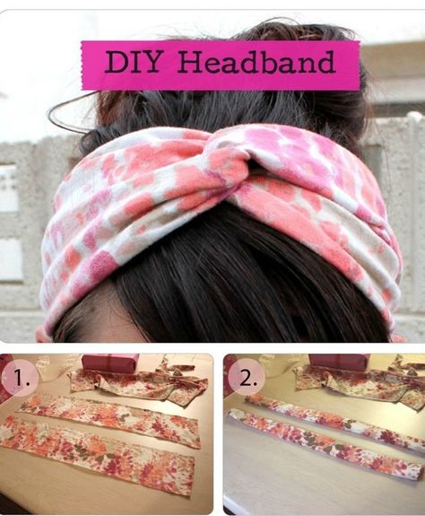 DIY Tutorial: How To Make Your Own Headband - Click the image for the Tutorial! http://justdoiy.com/hair/diy-tutorial-how-to-make-your-own-headband/ Fun Summer Diy, Diy Fashion Ideas, Sewing Headbands, Headband Diy, Diy Hair Scrunchies, Twisted Turban Headband, Diy Fashion Projects, Scrunchies Diy, Diy Headband