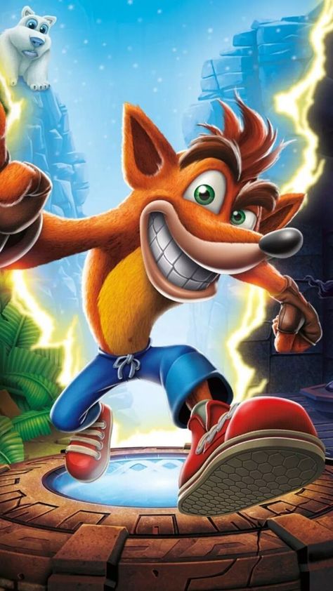 Crash Bandicoot Characters, Game Google, Spyro The Dragon, Wallpaper Animes, Crash Bandicoot, Story Arc, Poster Retro, Funko Pop Vinyl, Horror Game