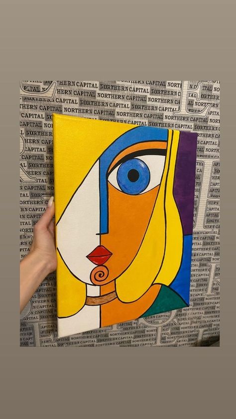 Art Work Diy, Crayon Art Abstract, Cubism Art Easy, Kubisme Art Simple, Cubist Art Ideas, Cubism Art Ideas Inspiration, Kubisme Art, Cubism Art Ideas, Cubism Art Modern