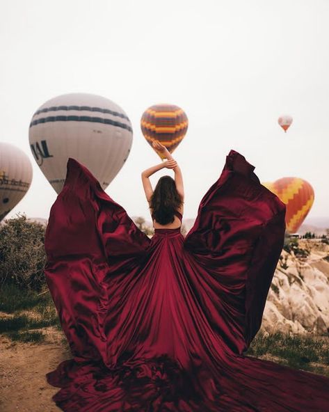 Flowy Dress Photoshoot, Santorini Flying Dress, Long Train Dress, Photoshoot Gown, Dress For Photoshoot, Flying Dress, Ethereal Elegance, Train Dress, Dress Photoshoot