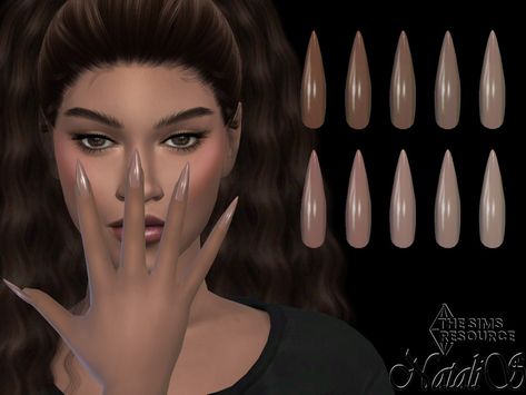 Dark Stiletto Nails, Cat Paw Necklace, Mesh Tool, Sims Stories, Mod Hair, Multiple Ear Piercing, Sims 4 Cc Makeup, Double Chain Necklace, Best Mods