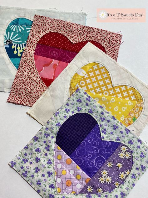 Reverse Applique Tutorial, Heart Quilt Pattern, Heart Blocks, Applique Tutorial, Quilt Square Patterns, Fabric Postcards, Applique Quilt Patterns, Reverse Applique, Cute Quilts