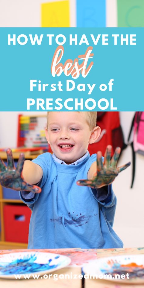 First Time Preschool Teacher, First Day At Daycare, Pre K 3 First Day Of School, Starting Preschool First Day, 1st Day Of Preschool Activities, What To Do The Night Before 1st Day Of School, First Day Of Preschool, Kids Going To School, Preschool First Day