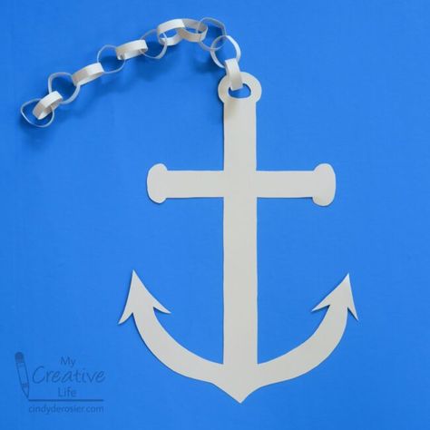 Construction Paper Anchor | Fun Family Crafts Aesthetic Craft Ideas, Pirate Themed Party, School Age Crafts, Craft Ideas For Beginners, Flower Making Crafts, Craft For Beginners, Anchor Crafts, Aesthetic Craft, Recycled Crafts Kids