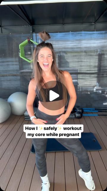 Core Workout While Pregnant, Core Exercises For Pregnancy, Pregnancy Workout Outfits, Workout While Pregnant, Pregnancy Core Workout, Never Too Late To Start, Core Work, Core Muscles, Pregnancy Workout