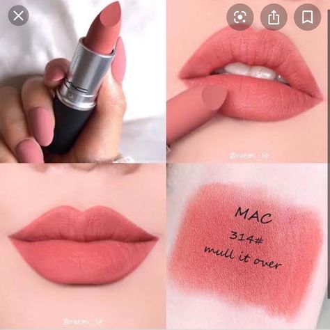 Mac Powder Kiss Lipstick Mull It Over, Mac Lipstick Mull It Over, Mac Matte Lipstick Swatches, Mull It Over Mac Lipstick, Mac Mull It Over Lipstick, Thanks Its Mac Lipstick, Mac Powder Kiss Lipstick Swatches, Best Mac Lipstick Colors, Pretty Lipstick Colors