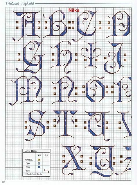 medieval alphabet   1 of 4  cross stitch alphabet Monogramm Alphabet, Stitch Gifts, Celtic Cross Stitch, Cross Stitch Alphabet Patterns, Cross Stitch Fonts, Alfabet Letters, Cross Stitch Letters, Stitch Gift, Cross Stitch Love