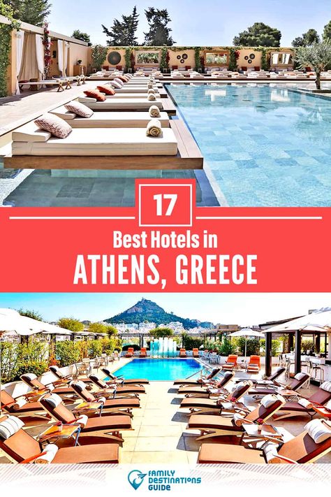 17 Best Hotels in Athens, Greece — The Top-Rated Hotels to Stay At! Athens Honeymoon, Hotels In Athens Greece, Greek Islands Vacation, Athens Airport, Athens Hotel, Europe Holiday, Athens Travel, Greek Vacation, Greece Hotels